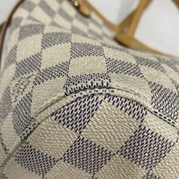 39 20231003 Louis Vuitton Neverfull PM Tote Bag Damier Azur Beige