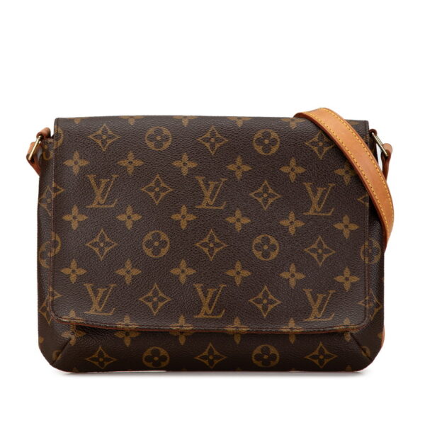 3oh3qx3lbecvlz1q 1 Louis Vuitton Monogram Musette Tango Shoulder Bag Brown