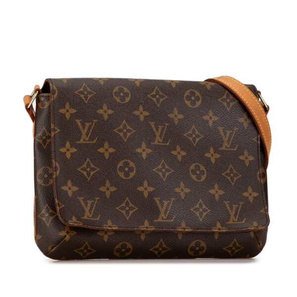 3oh3qx3lbecvlz1q 2 Louis Vuitton Monogram Musette Tango Shoulder Bag Brown