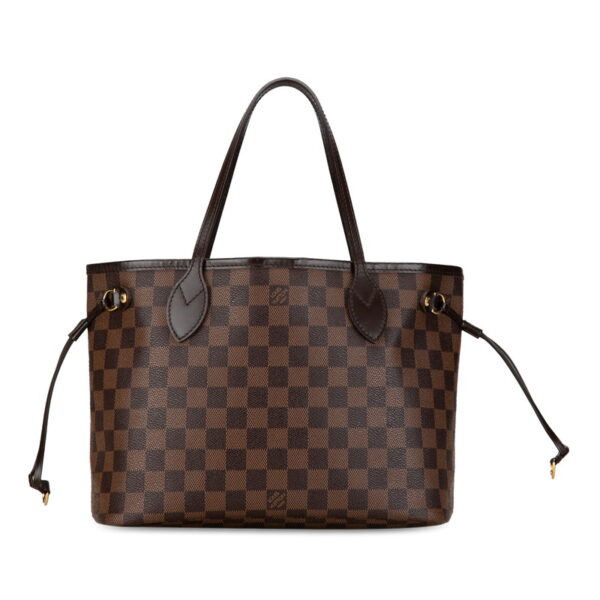 3q0ugtjdhgf0k2ig 1 Louis Vuitton Damier Neverfull PM Tote Bag Brown