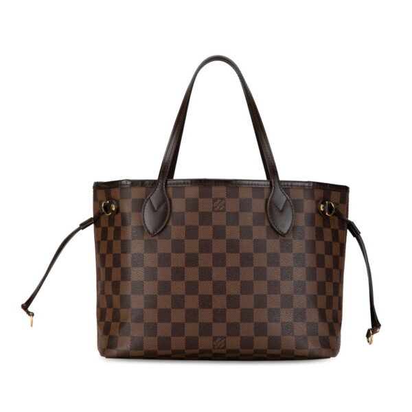 3q0ugtjdhgf0k2ig 3 Louis Vuitton Damier Neverfull PM Tote Bag Brown