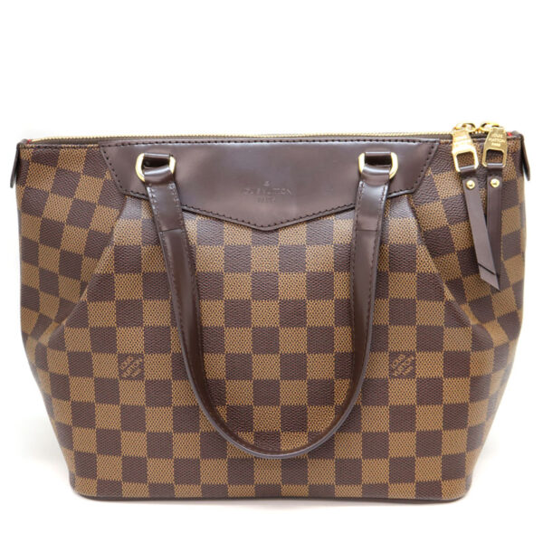 4014 1 Louis Vuitton Westminster PM Handbag Canvas Brown