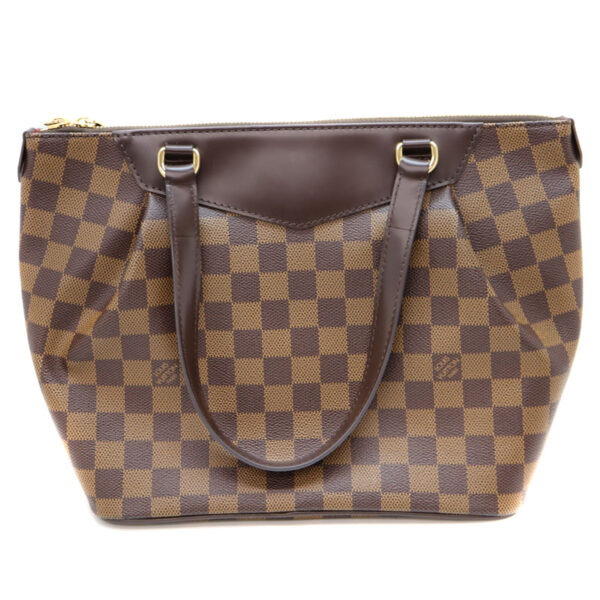 4014 2 Louis Vuitton Westminster PM Handbag Canvas Brown