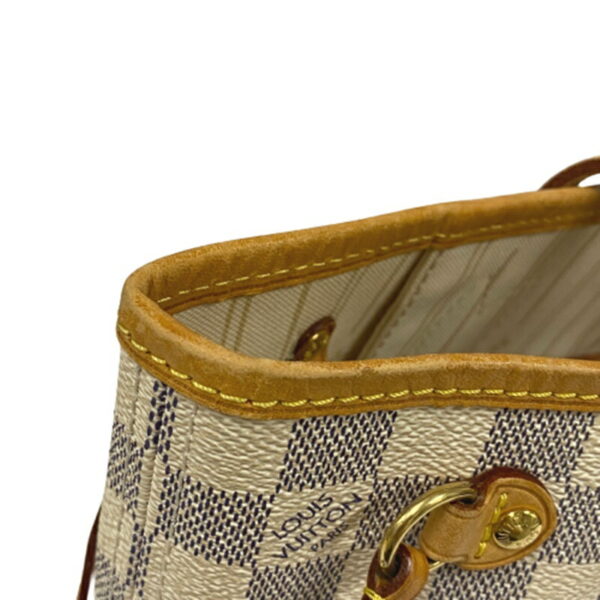 42 20231003 Louis Vuitton Neverfull PM Tote Bag Damier Azur Beige