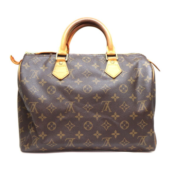 4206 2 Louis Vuitton Speedy 30 Handbag Monogram Brown