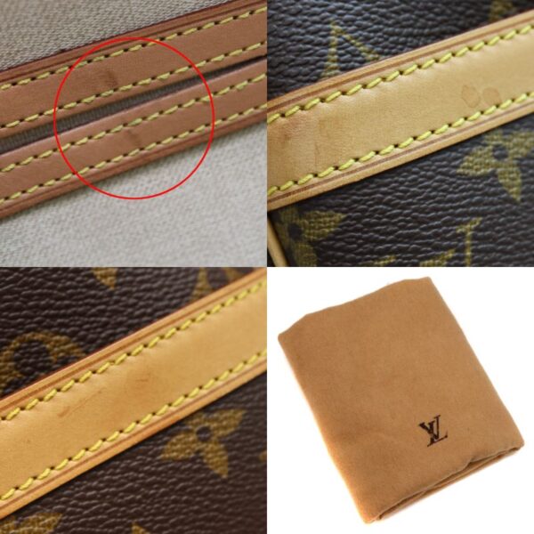 4218 13 Louis Vuitton Reporter PM Shoulder Bag Monogram Canvas Brown