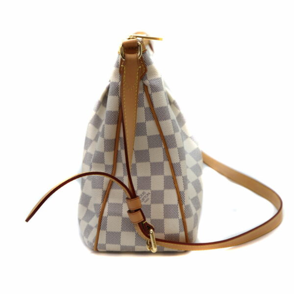 4262 4 Louis Vuitton Syracuse MM Shoulder Bag Damier Canvas Azur White