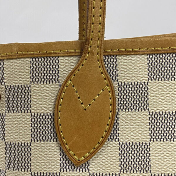 43 20231003 Louis Vuitton Neverfull PM Tote Bag Damier Azur Beige