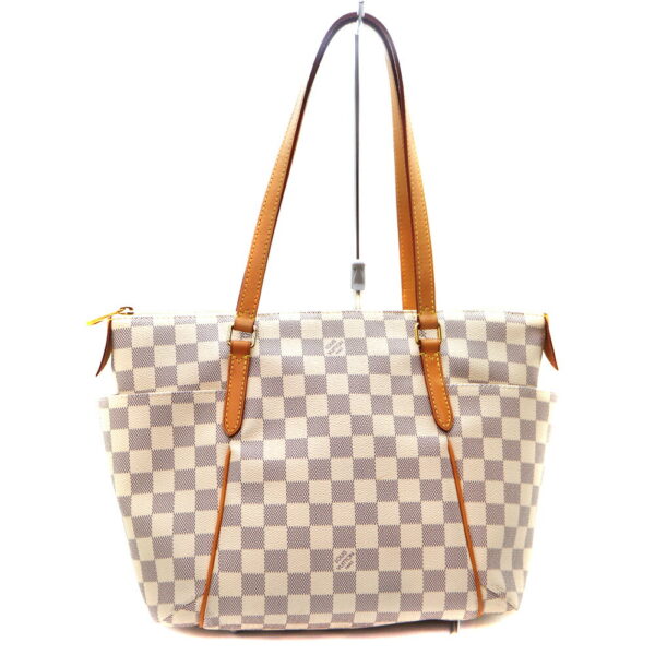 4330 2 Louis Vuitton Totally PM Tote Bag Damier Canvas White