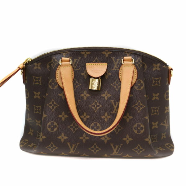 4342 1 Louis Vuitton Rivolie PM Shoulder Bag 2WAY Monogram Canvas Brown