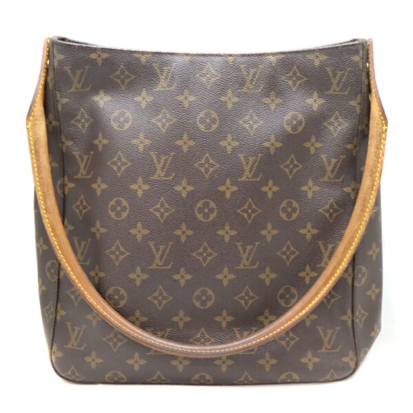 4363 1 Louis Vuitton Looping GM Bag Monogram Canvas Brown