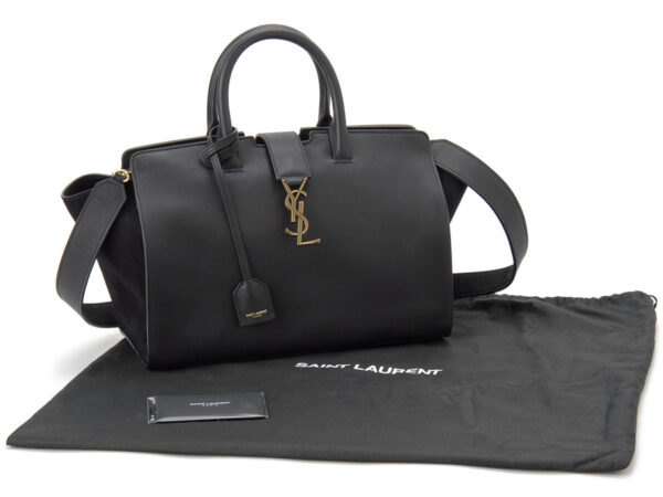 436832 bj5xw 1000 3 Saint Laurent Tote Bag Black