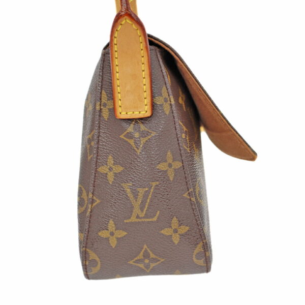 4391 5 Louis Vuitton Mini Looping Handbag Monogram Canvas Brown