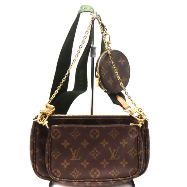 4395 1 Louis Vuitton Multi Pochette Accessory Bag Monogram Canvas Brown