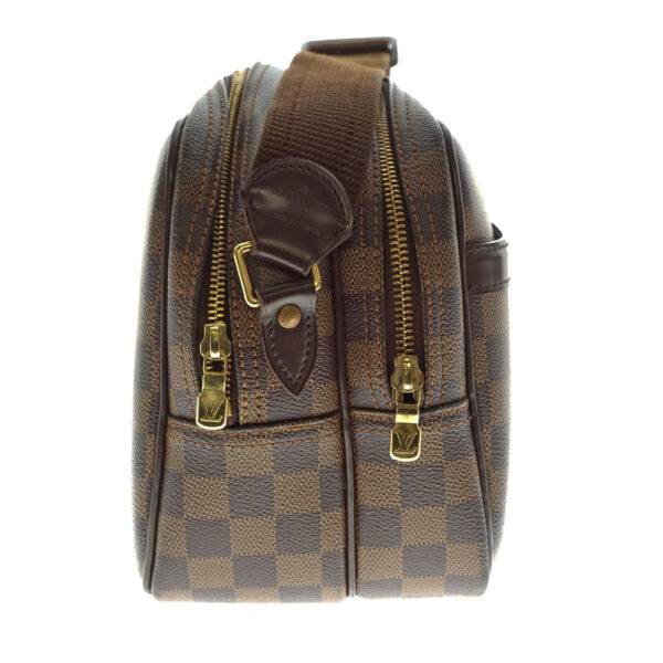 44 Louis Vuitton Reporter PM Shoulder Bag Damier Ebene Canvas Brown