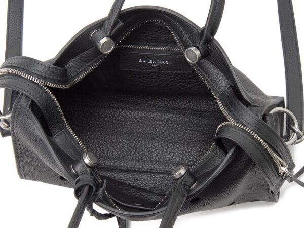 443516 dq0in 1000 2 Balenciaga Blackout City S Tote Bag Black