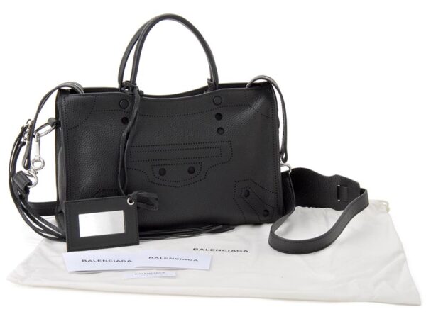 443516 dq0in 1000 3 Balenciaga Blackout City S Tote Bag Black