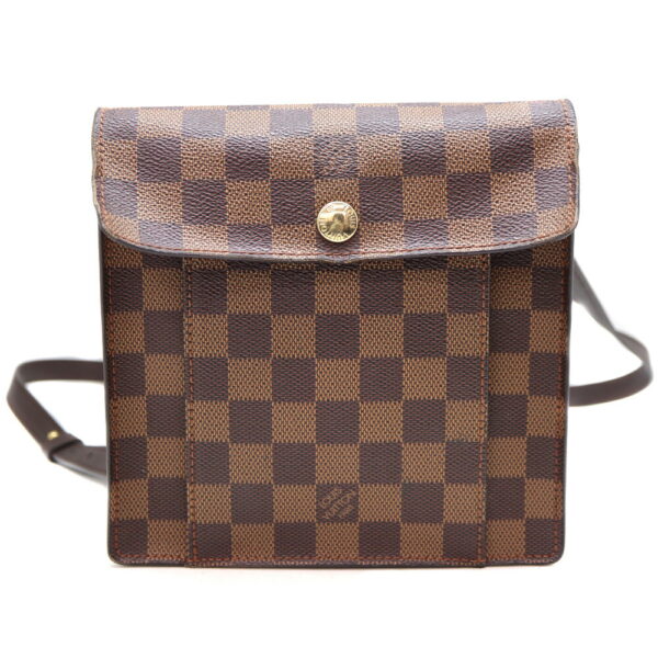 4465 1 Louis Vuitton Pimlico Shoulder Bag Damier Canvas Ebene Brown