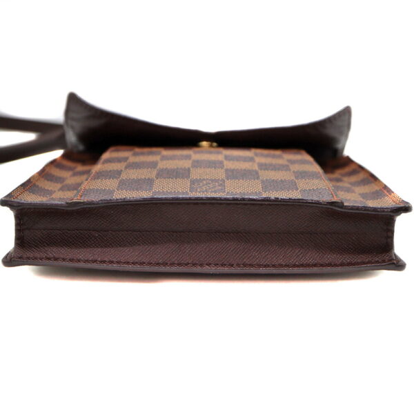 4465 5 Louis Vuitton Pimlico Shoulder Bag Damier Canvas Ebene Brown