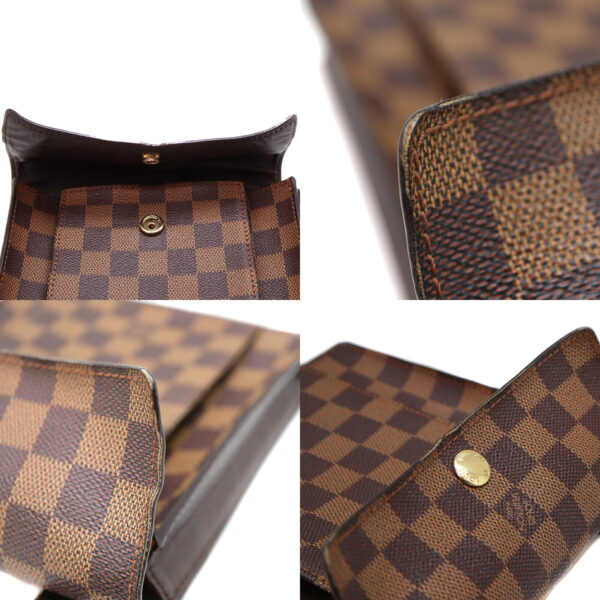 4465 9 Louis Vuitton Pimlico Shoulder Bag Damier Canvas Ebene Brown