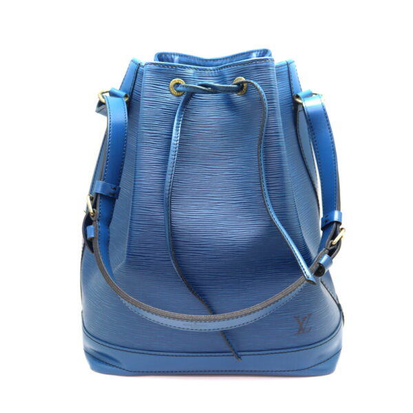 4483 1 Louis Vuitton Noe Shoulder Bag Epi Blue