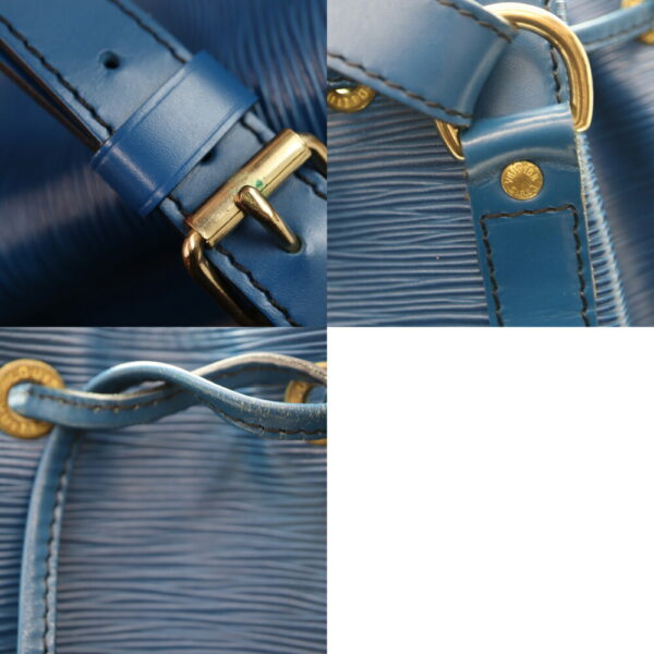 4483 7 Louis Vuitton Noe Shoulder Bag Epi Blue