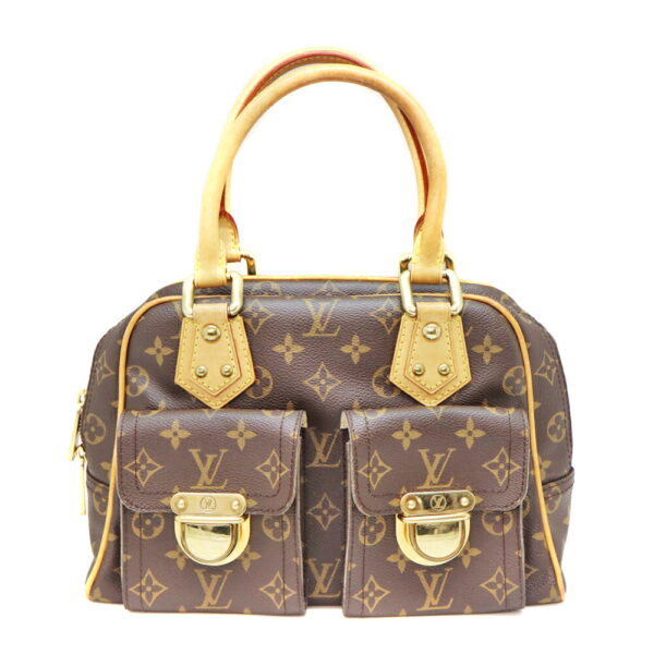 4501 1 Louis Vuitton Manhattan PM Handbag Monogram Canvas Brown