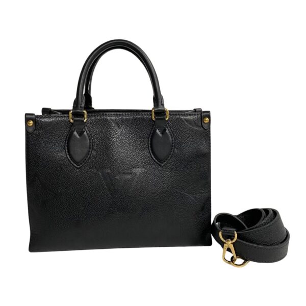 451k577449 4 Louis Vuitton On the Go PM 2WAY Empreinte Leather Black