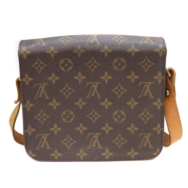 4528 2 Louis Vuitton Cartesier 22 Shoulder Bag Monogram Canvas Brown