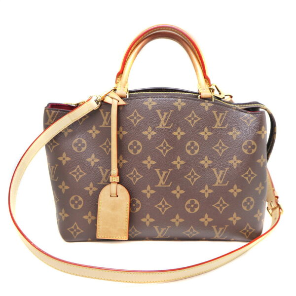 4562 1 Louis Vuitton Petit Palais PM 2WAY Bag Monogram Canvas Brown