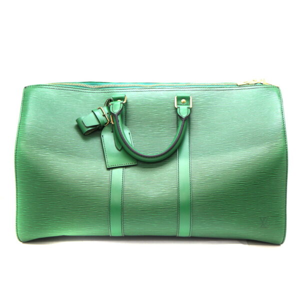 4582 1 Louis Vuitton Keepall 45 Bag Epi Green