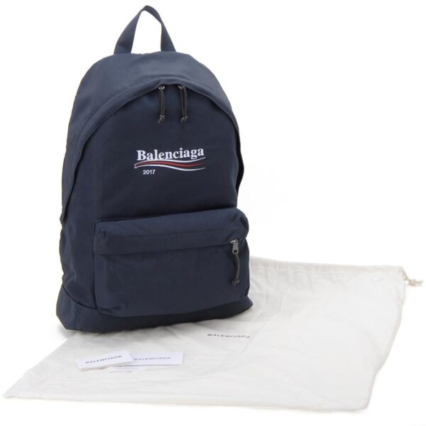 459744 9d0e5 4100 3 Balenciaga Explorer Backpack Navy