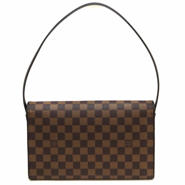 4612 2 Louis Vuitton Tribeca Ron Shoulder Bag Damier Canvas Ebene Brown