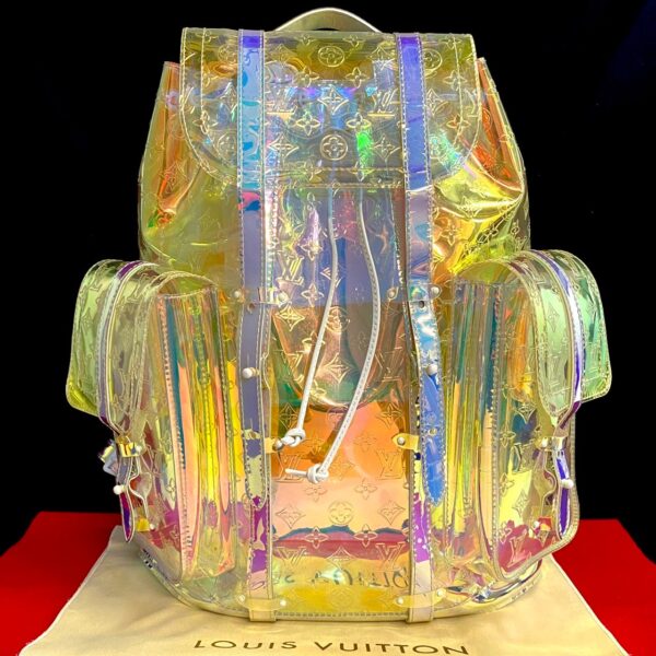 469k1006054 1 Louis Vuitton Christopher GM Backpack Prism Aurora