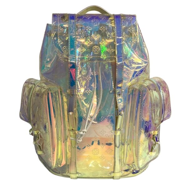 469k1006054 3 Louis Vuitton Christopher GM Backpack Prism Aurora