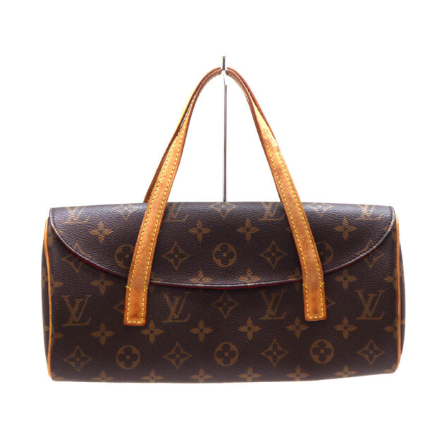 4770 1 Louis Vuitton Sonatine Handbag Monogram Canvas Brown