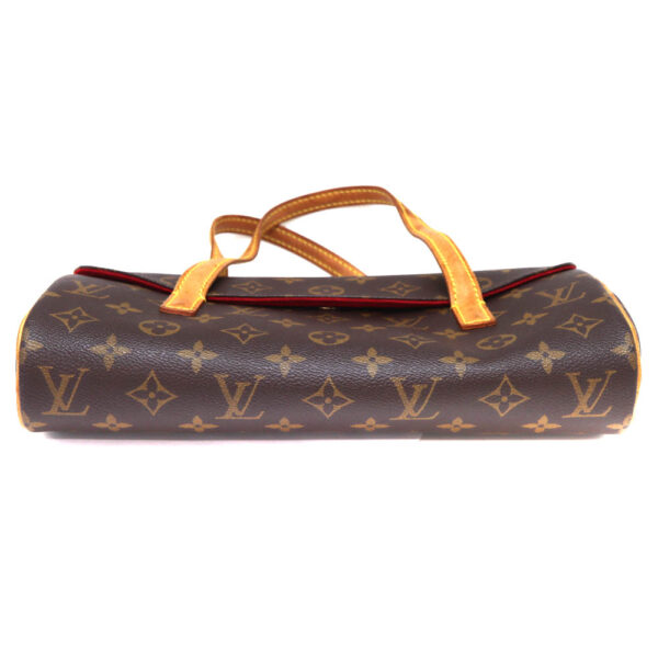 4770 5 Louis Vuitton Sonatine Handbag Monogram Canvas Brown