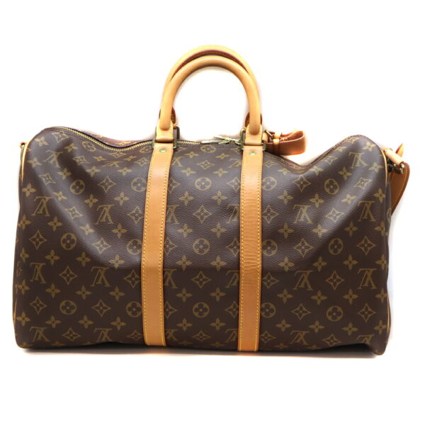 4790 2 Louis Vuitton Keepall Bandouliere 45 Bag Monogram Canvas