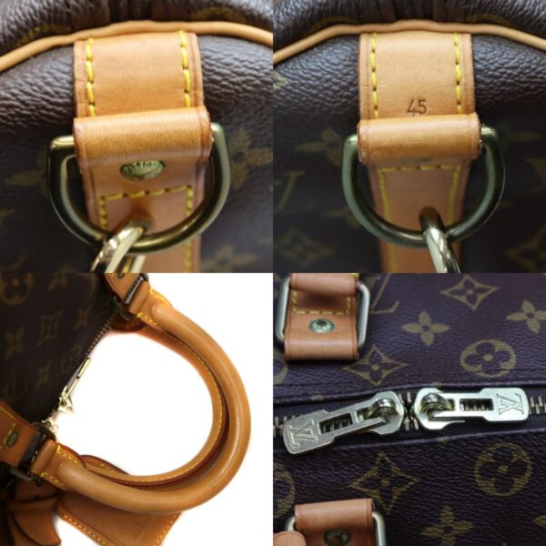 4790 9 Louis Vuitton Keepall Bandouliere 45 Bag Monogram Canvas