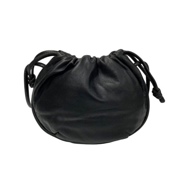 481l1631942 4 Loewe Anagram Nappa Leather Drawstring Mini Shoulder Bag Black