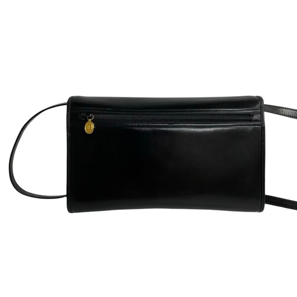 488l1879252 5 Gucci GG Leather Mini Shoulder Bag Pochette Black