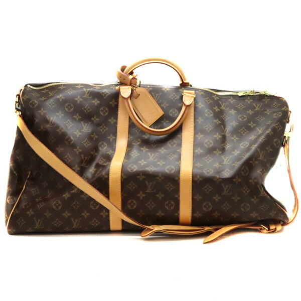 4895 1 Louis Vuitton Keepall Bandouliere 60 Bag Monogram Canvas