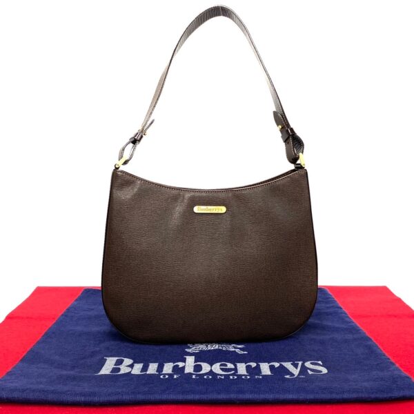 493a2032410 1 Burberrys Leather Nova Check Shoulder Bag