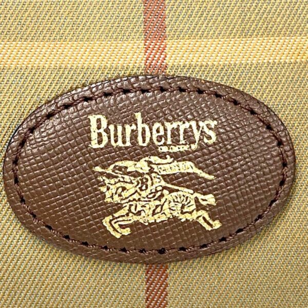 493a243232025 4 Burberrys Nova Check Canvas Leather Mini Bag Brown