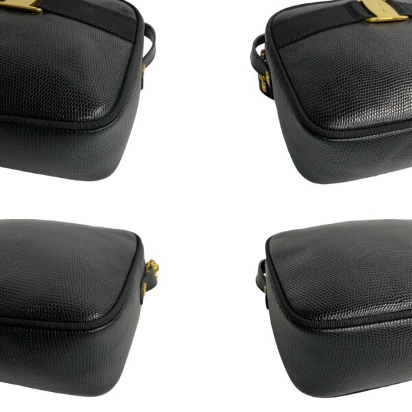 499a2206941 8 Salvatore Ferragamo Vara Leather Shoulder Bag Pochette Black