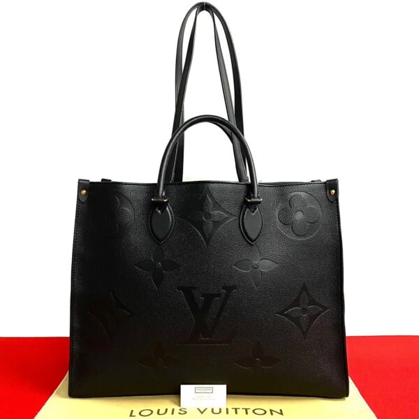 500a2299790 1 Louis Vuitton On the Go GM Tote Bag Empreinte Black