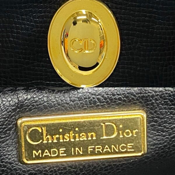 502a2308911 4 Christian Dior Leather Tote Bag Black