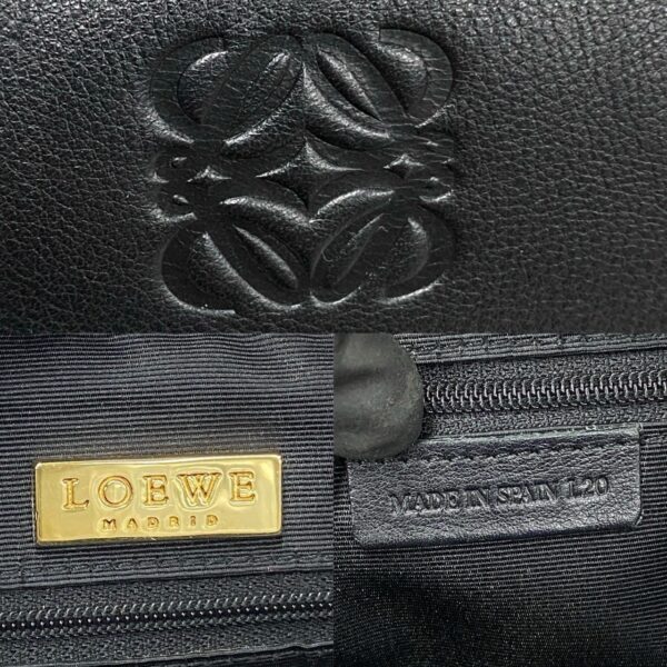 503b243669212 4 Loewe Amazona 28 Anagram Leather Mini Bag Black