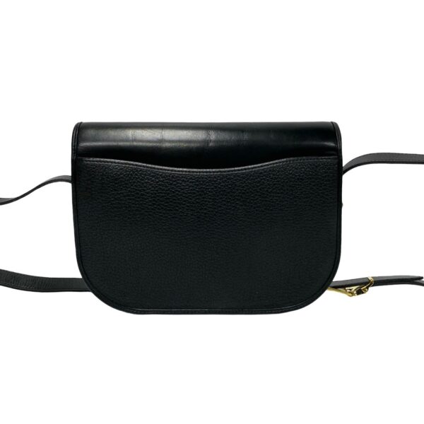 503b243798121 4 Christian Dior Fittings Leather Mini Shoulder Bag Pochette Black