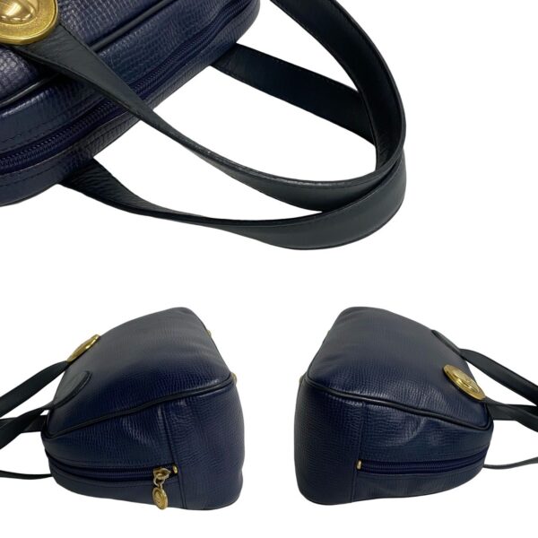 505a2494430 6 Christian Dior CD Leather Mini Bag Navy